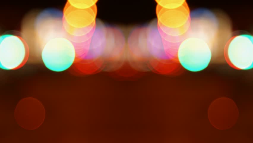 Timelapse out of focus, orbs.