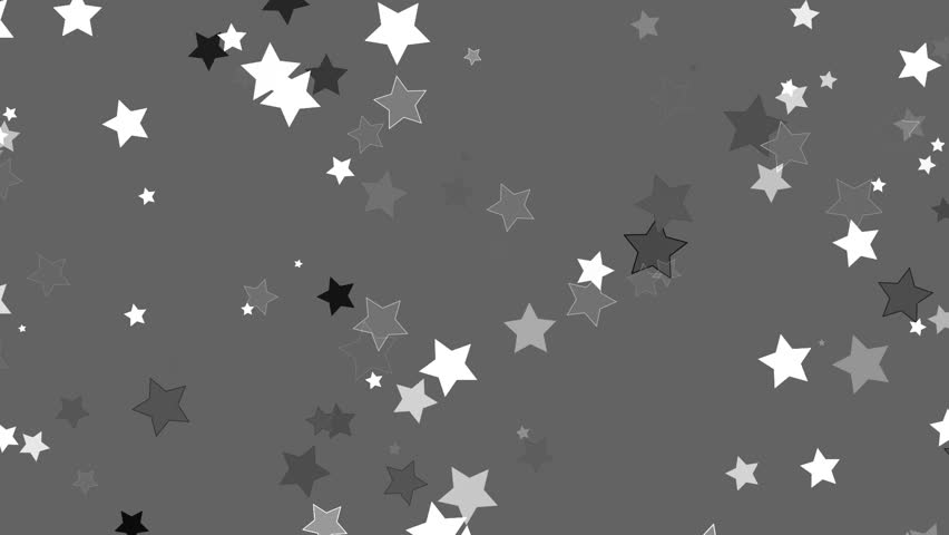 Animated Stars Background. Computer Generated Abstract Motion