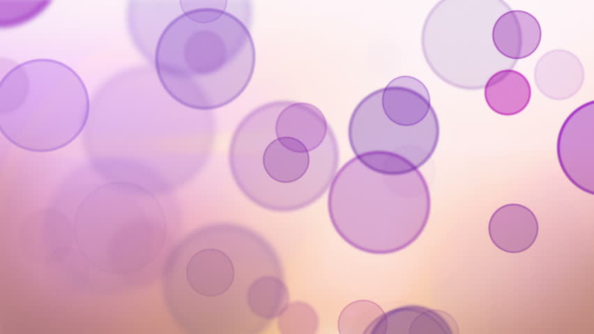 pink violet bokeh circles. computer generated seamless loop abstract background. slight film grain. HD 1080 progressive.