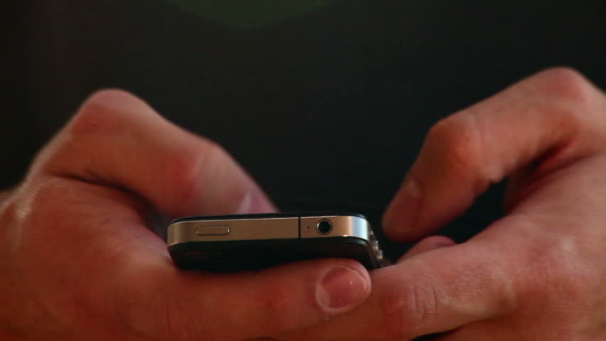 Writing sms/email on smartphone