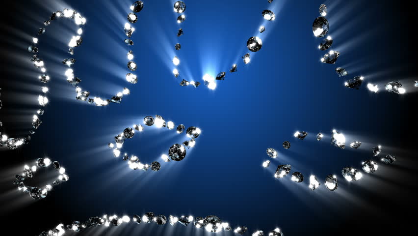 Diamond Crown - Diamond (HD) Glowing crown with looping diamonds.
