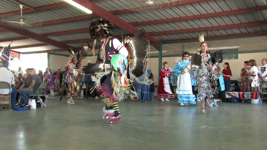 American Indian and re enactment wearing authentic native clothes. Patriotic flag ceremony. Pow wow dance demonstration and show. Leather, animal skins and feathers.