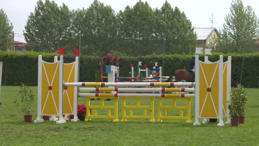 TRAVAGLIATO, ITALY - April 30: A horse and rider in action during Travagliato Cavalli event on April 30, 2012 at Travagliato, Italy