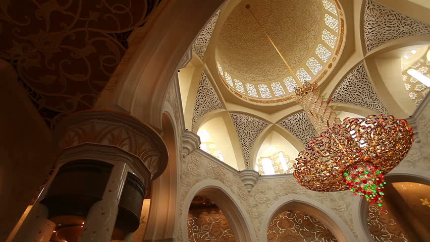 Chandelier in Sheikh Zayed Mosque Abu Dhabi