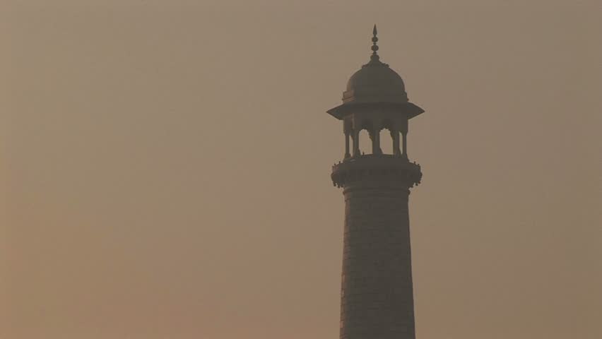 single Taj Mahal Minaret