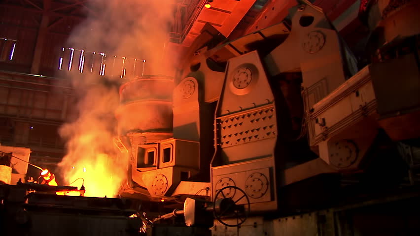 Iron and Steel Works. Metal smelting.