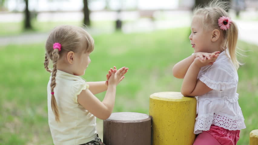 Children playing in the playground