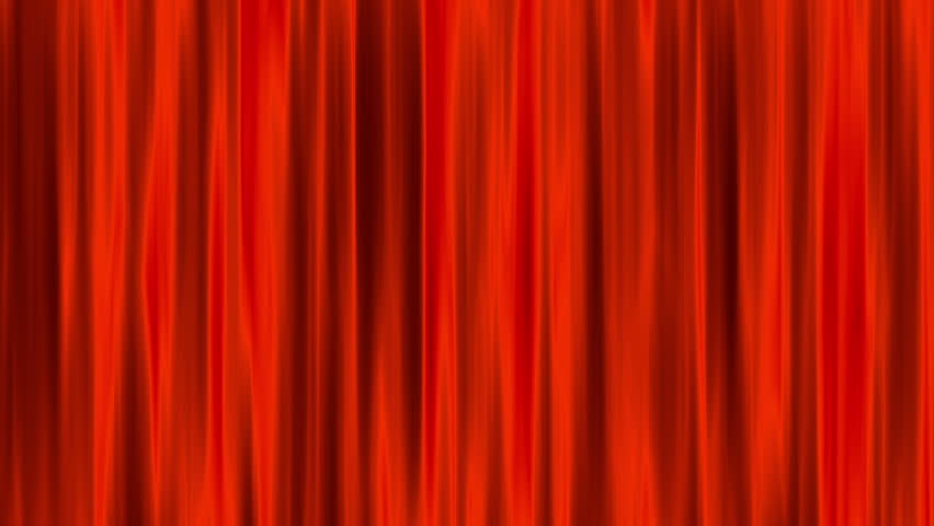 Opening And Closing Red Curtain 3d Animation Stock Footage Video