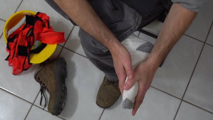 sore feet from work boots