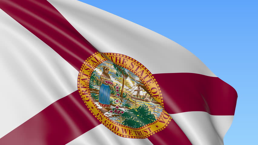 Florida Flag Loop 2 Stock Footage Video 1372750 | Shutterstock