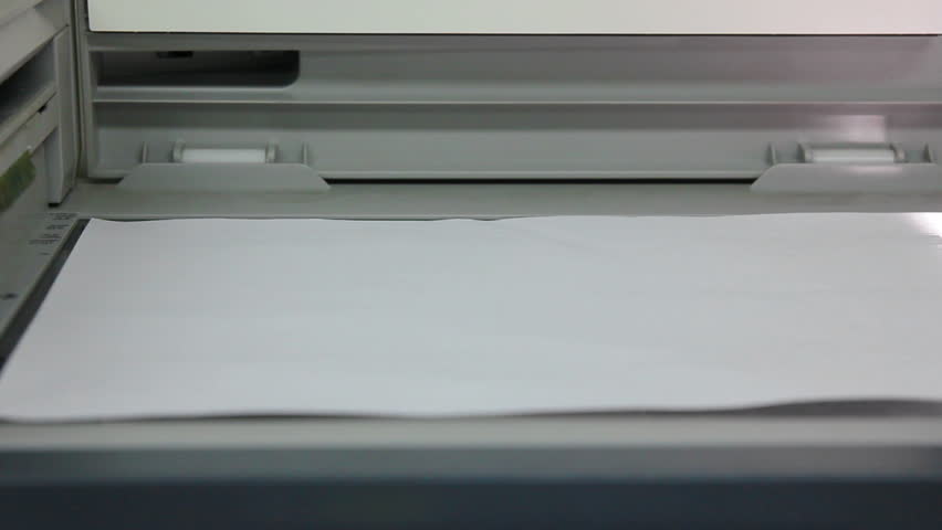 copy of document on photocopier