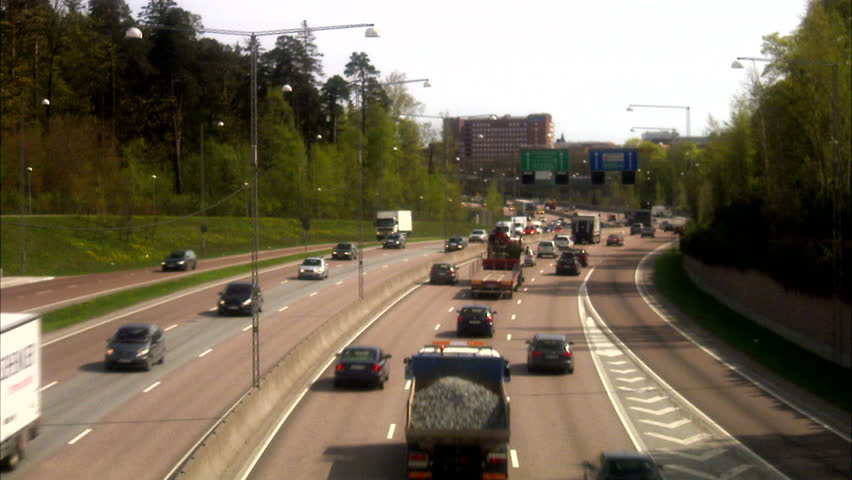 Traffic on a motorway