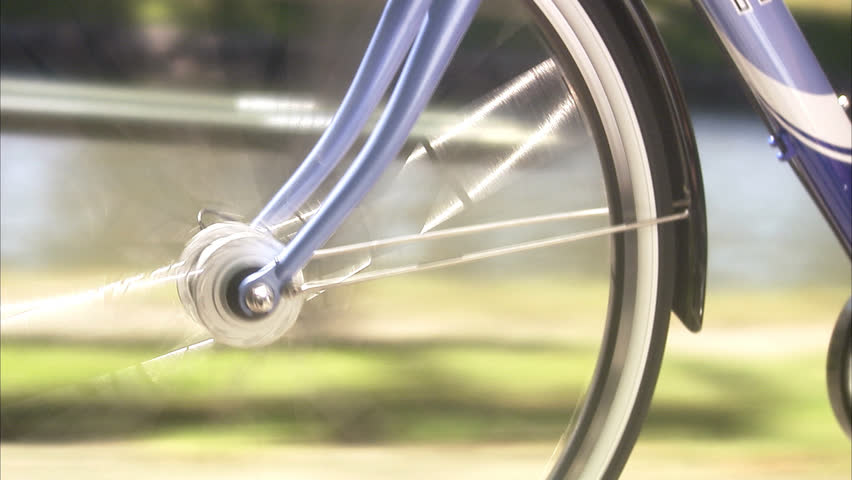 Bicycle hub, close-up