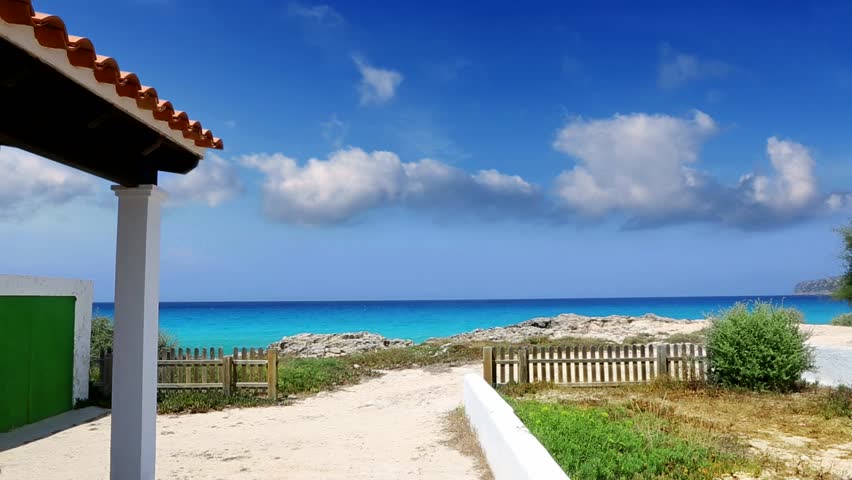 Formentera balearic islands turquoise tropical mediterranean sea on sunny summer day