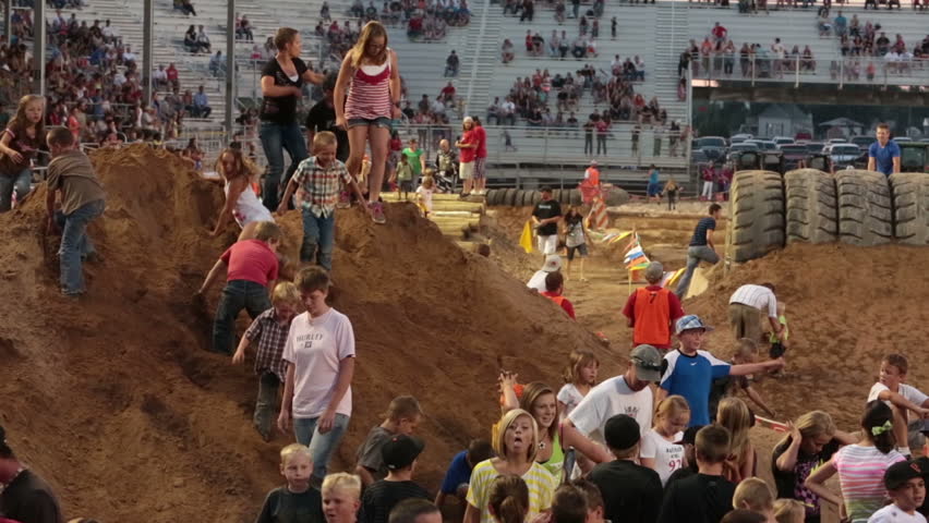 NEPHI, JUAB, UTAH 30 JUN 2012: Annual rural event where people run the obstacle course people at Juab County extreme enduro. Economic and team building ties to community.
