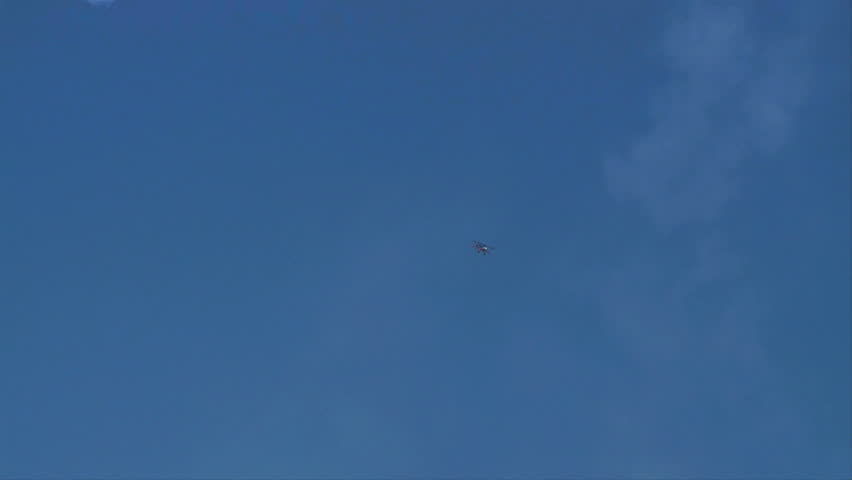 QUONSET, RHODE ISLAND - JUNE 2012: Air Force Reserve Biplane stunt plane - 5 at the Rhode Island National Guard Open House and Air Show in June 2012.