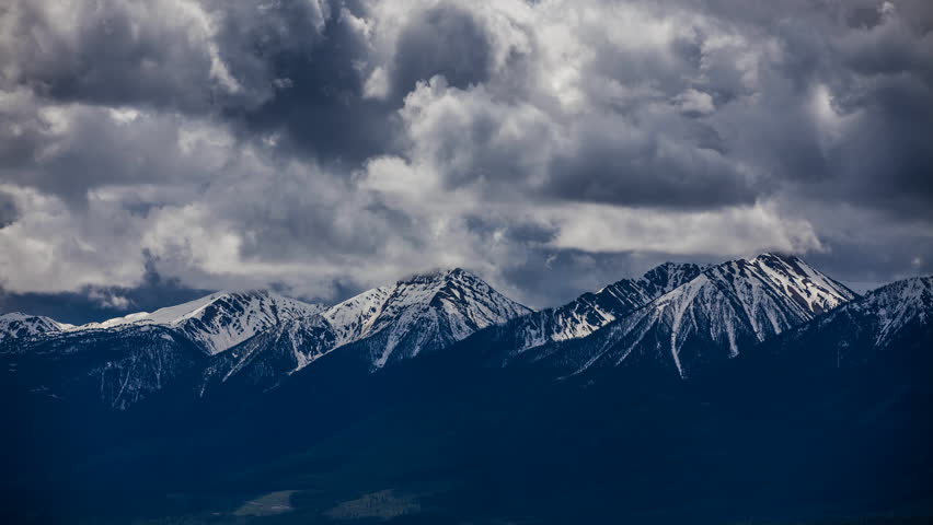 Time-lapse of the Canadian Rockies in the Summer