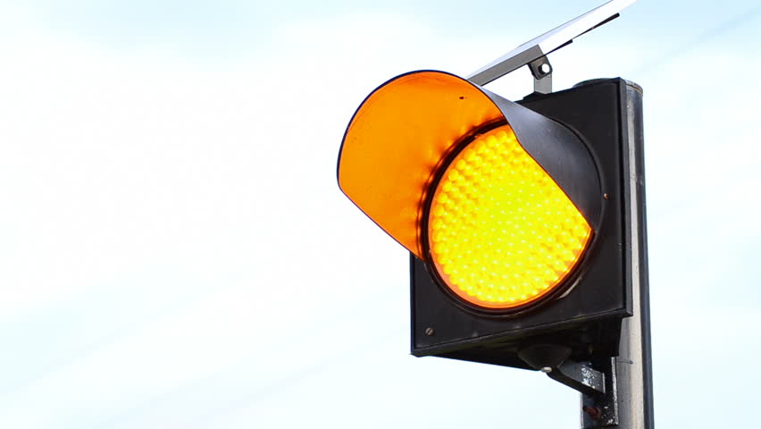traffic warning signs built in solar cell