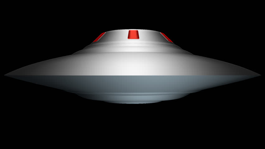 3D rotating UFO seamlessly loops with an alpha channel so that it can very easily be added to your custom scenes.
