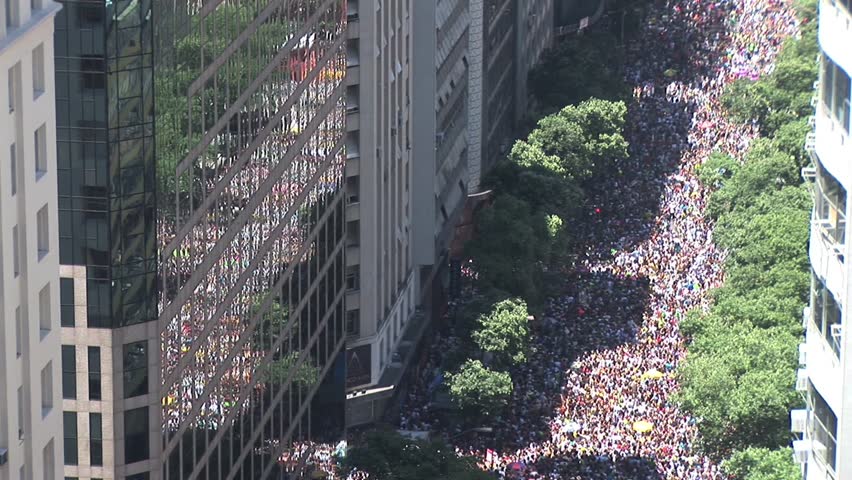 View From Above - Rio's Street Carnival 