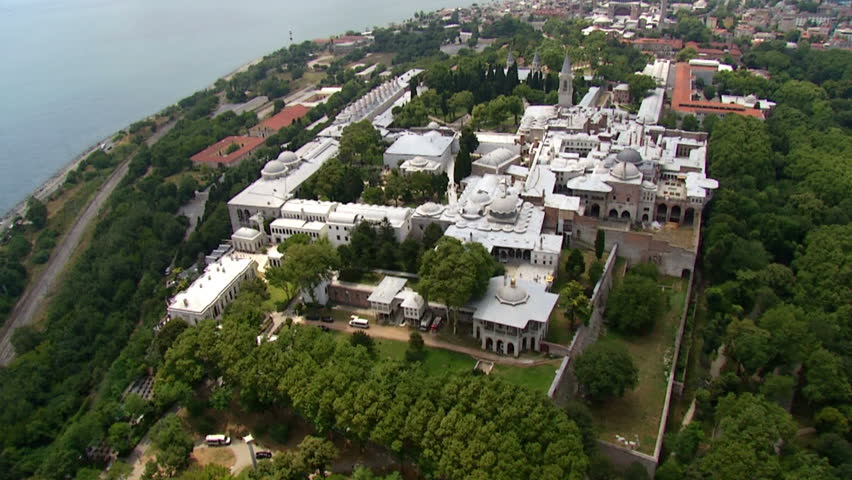 Topkapi Palace from sky. Istanbul.