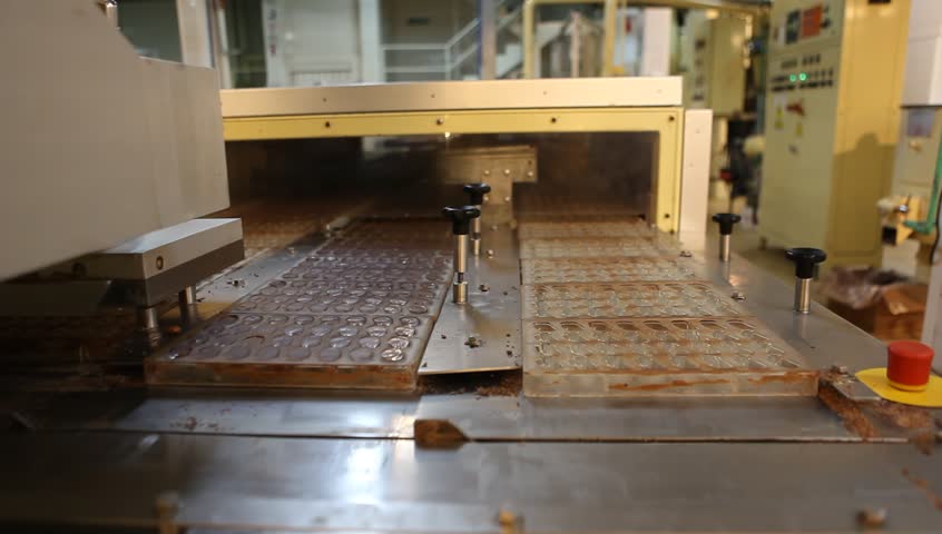 Chocolate-making factory in the "Del Turista" in San Carlos de Bariloche, Argentina