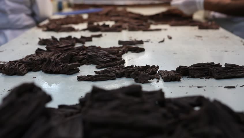 Chocolate-making factory in the "Del Turista" in San Carlos de Bariloche, Argentina