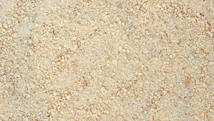 Sand being blown away to reveal pile of thai coins
