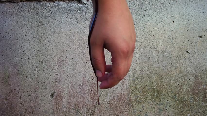 Hand of blood.