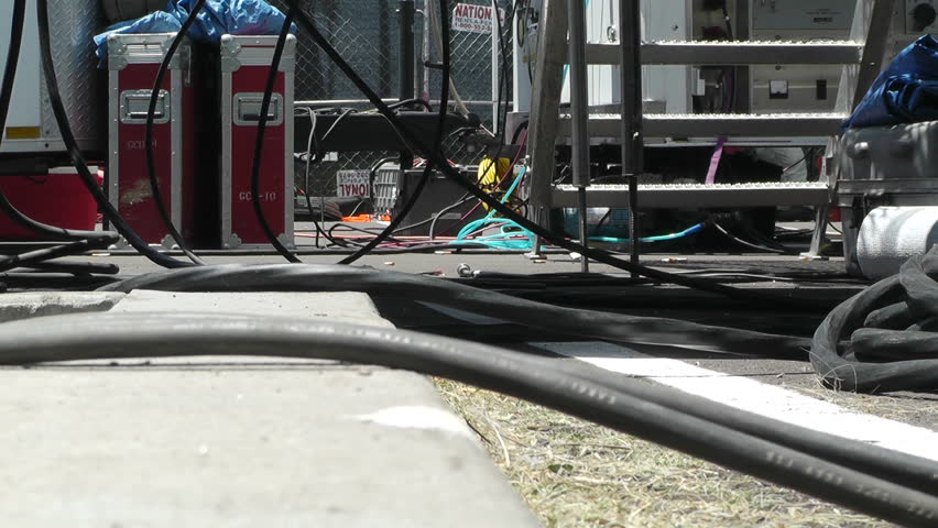 Broadcast Live TV production onsite setup