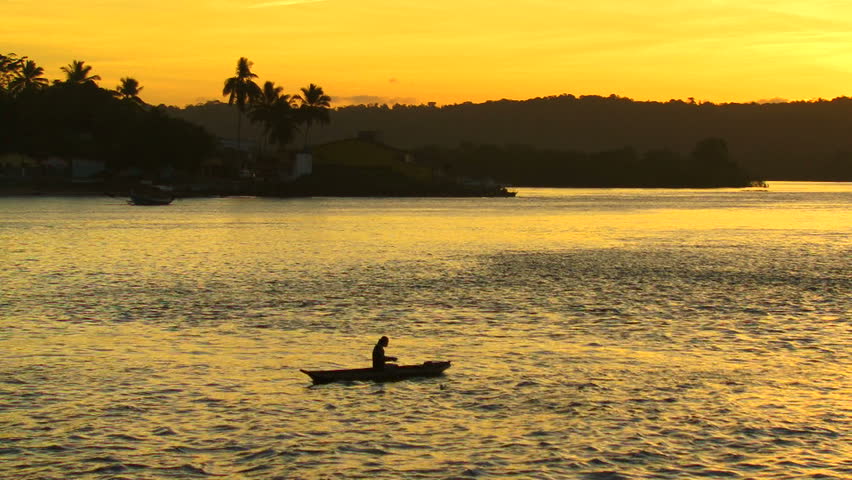 Small boat in Itacare, Brazil