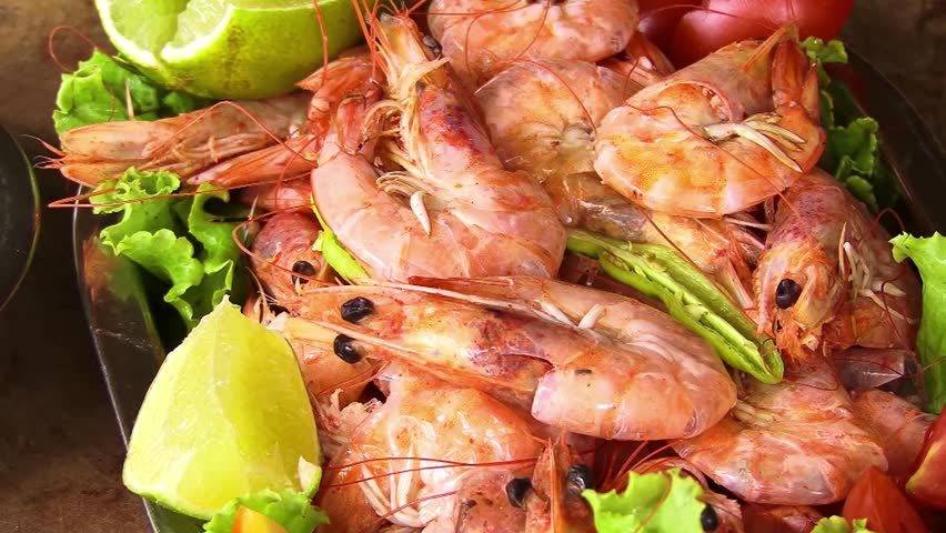 Seafood dish with shrimp
