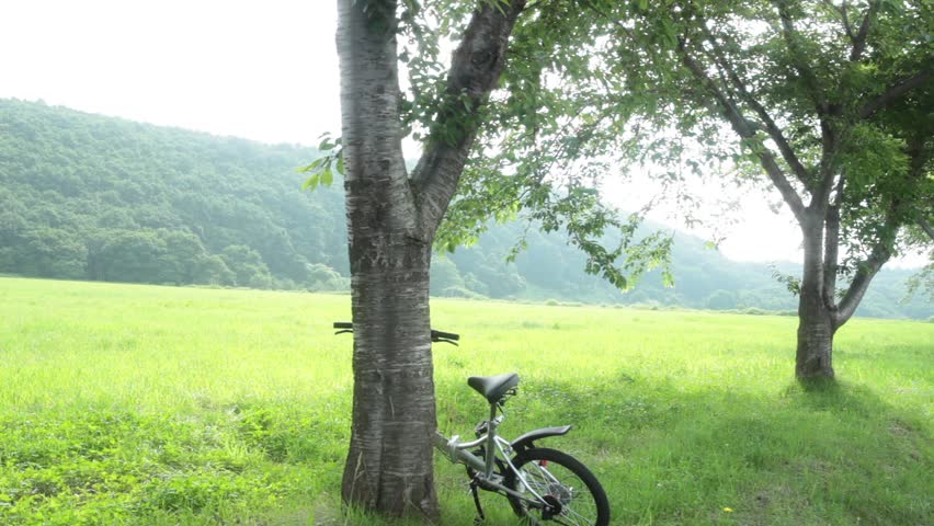 Bicycle and ranches