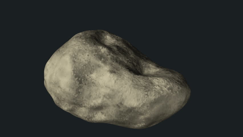 Asteroid with alpha mask