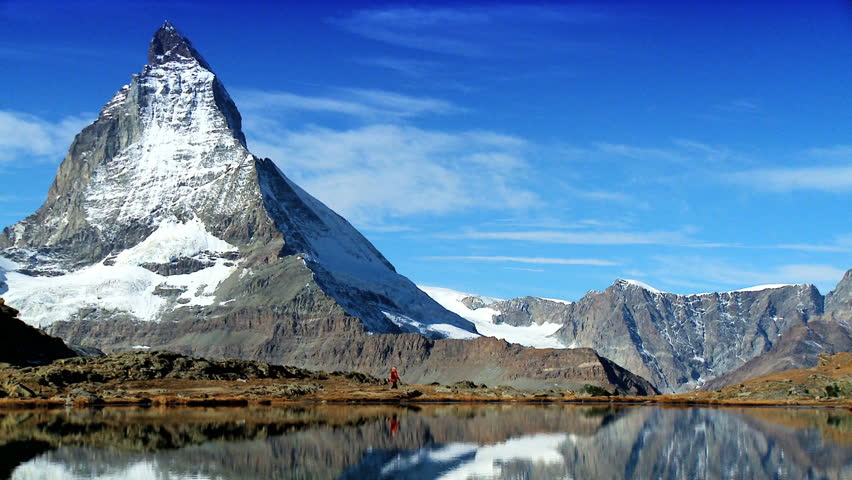 Inspiring view & reflection of the Matterhorn in Switzerland