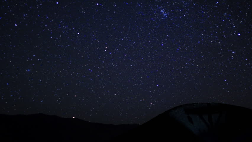 Astro Timelapse 02 Volcano Meteor Showers