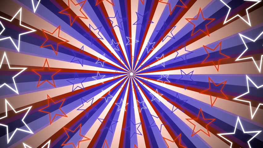 looping patriotic abstract 