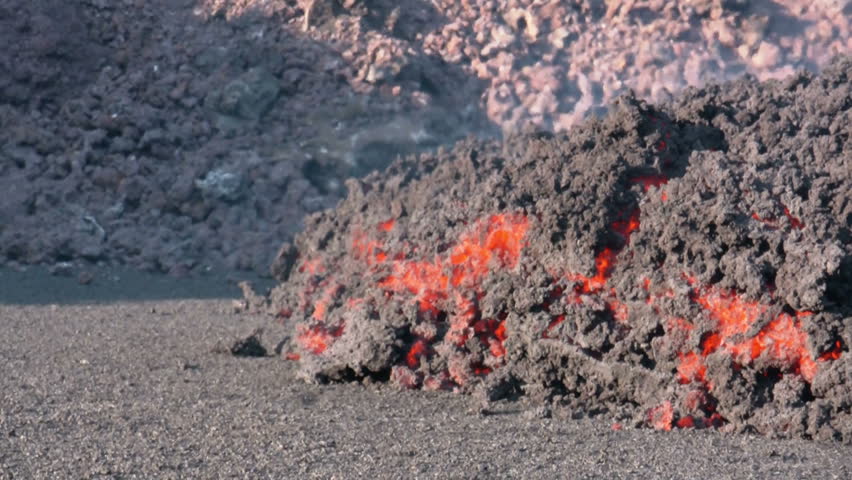 Volcanic Eruption in Iceland, Mars 2010. Footage taken in extreme conditions only a half mile from the crater during frequent gas explosions from advancing lava. A mountain is born.