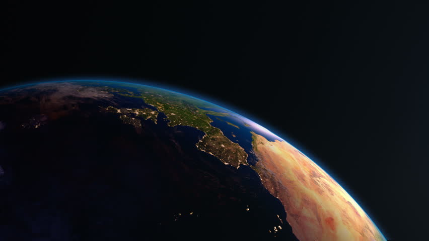 Earth view from space with night city lights. North America.

Stunning view of earth from space. Cities are visible on the night side. North America.

Earth image maps Â© NASA