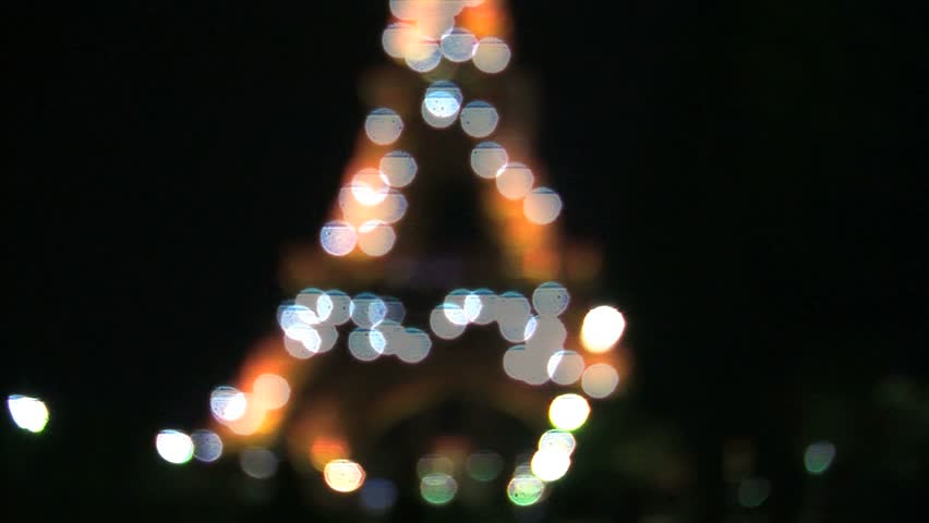 PARIS, FRANCE - CIRCA 2012: Blur to focus Eiffel tower