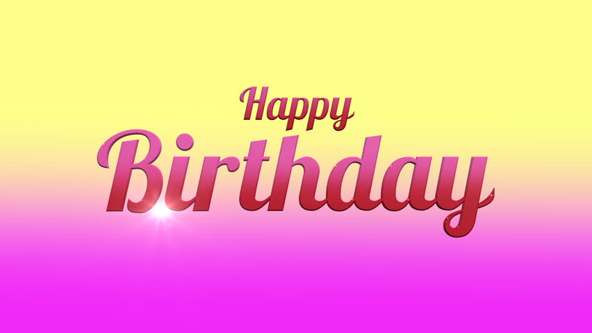 Happy Birthday, 3d Animation Stock Footage Video 2752439 | Shutterstock