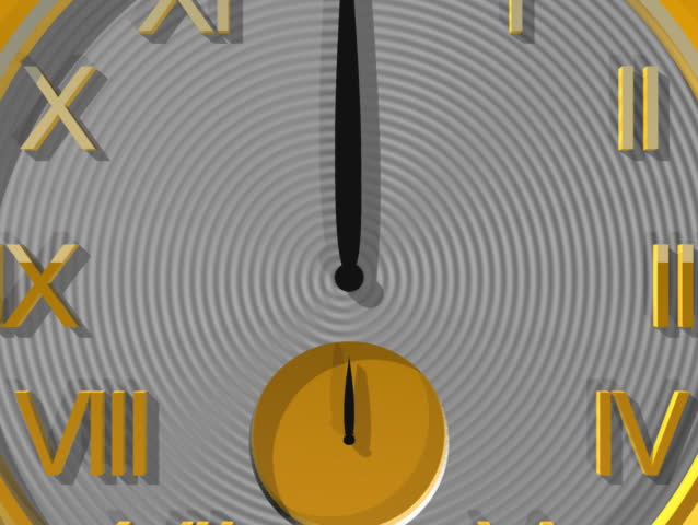 Computer-generated animation depicting a pocket watch