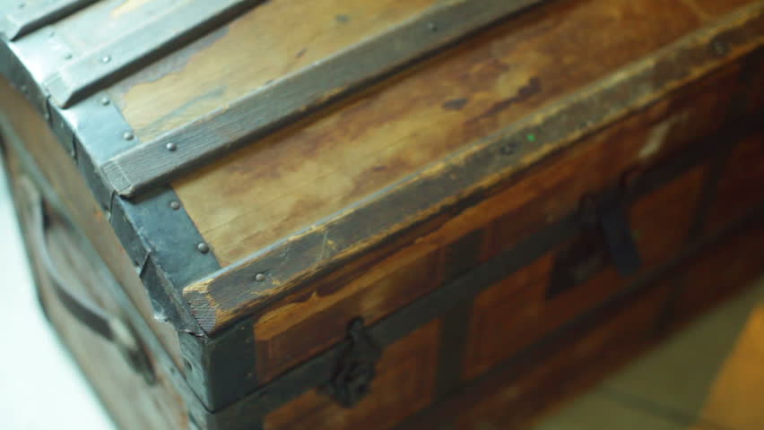 Magic treasure chest, knowledge concept