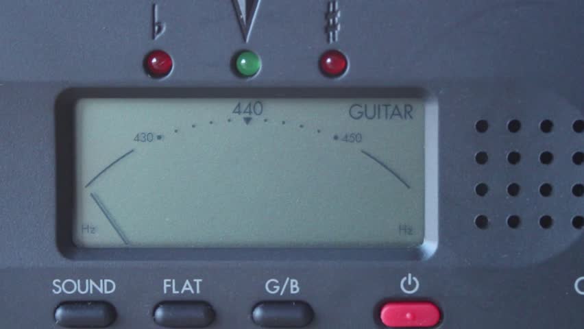 Electronic guitar tuner