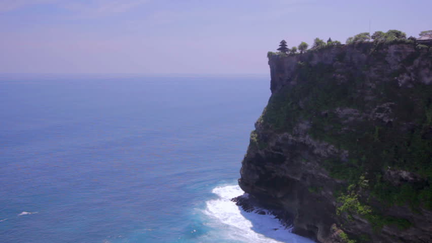 uluwatu temple and cliff and ocean view Bali, Indonesia