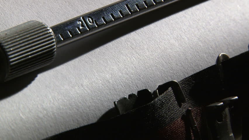 Typewriter, The end - 2 clips sequence
