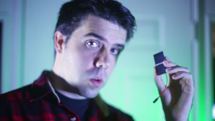 A small solar panel