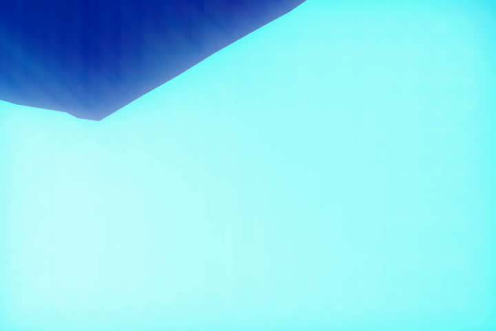 Digital footage of flag of Kuwait in Blue light	