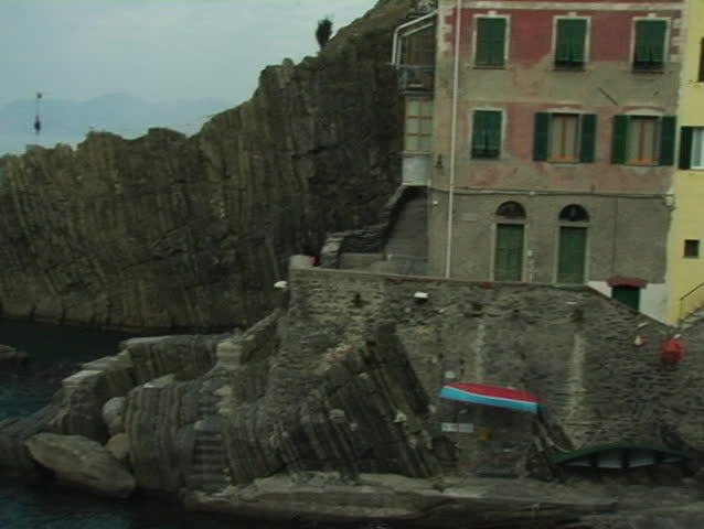 Beautiful Italian Riviera town of Riomaggiore.