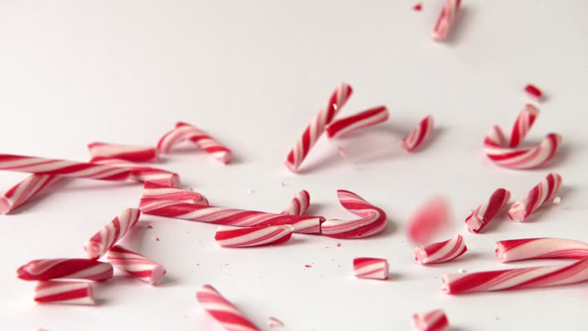 Candy Cane Close-up Loop V2 - NTSC Stock Footage Video 752278